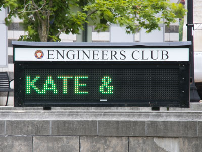 Maybe Kate should`ve married Ed so both of their names would fit on the sign at the wedding venue.