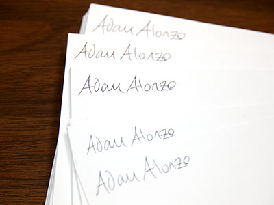 I`m going to sign my name, gratefully, 475 times.