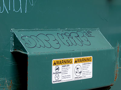 Never date anyone who takes you to a dumpster (see January 24, 2025).